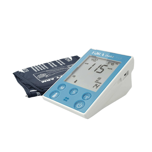 FORA D40d Bluetooth 2-in-1 Blood Glucose Plus Blood Pressure Audible Monitor, Arm Type (Cuff Range 9.4"-16.9"/24~43cm)