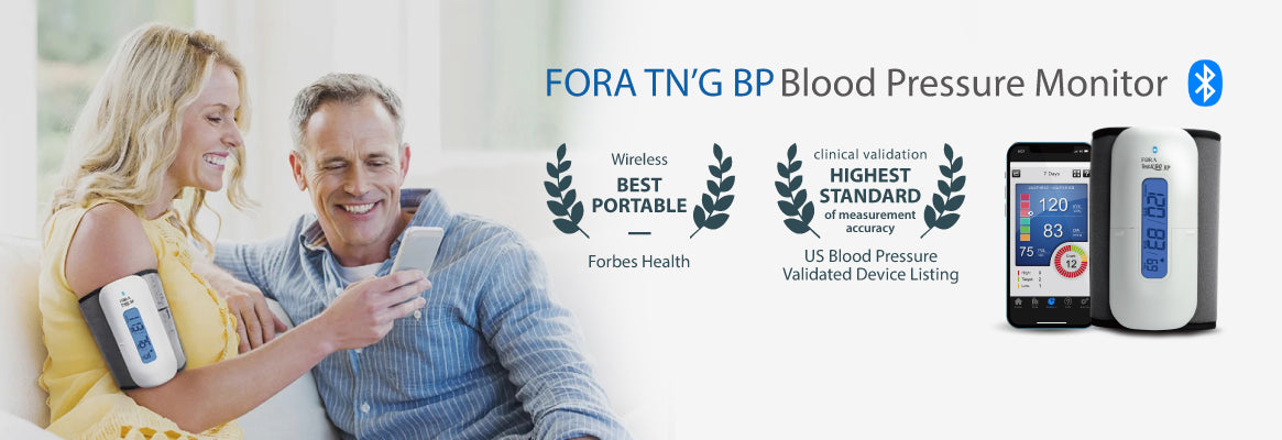 FORA TN'G Test N'GO BP Wireless Bluetooth Blood Pressure Monitor