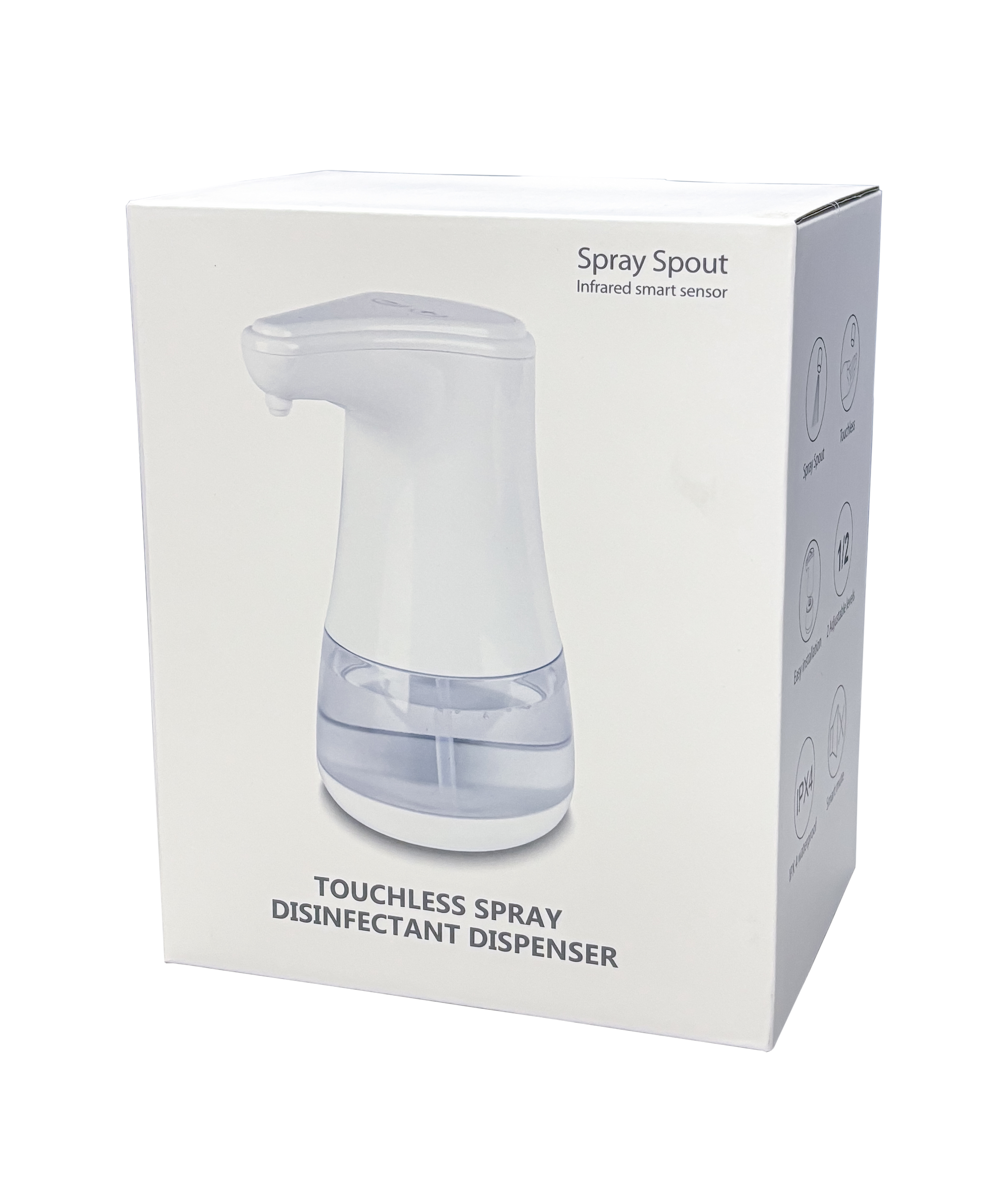 FORA Automatic Touchless Hand Sanitizer Dispenser (360 mL) – No Alcohol Included