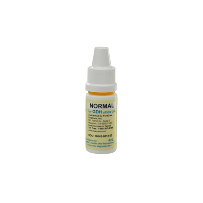 FORA GDH Normal Glucose Control Solution – Compatible with 6Connect & Test N'GO Advance Voice Meters