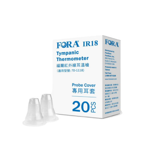 FORA IR18 Infrared EarThermometer Probe Cover (20 ct/box)