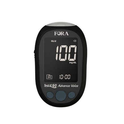 FORA Test N'GO Advance Voice Blood Glucose and Ketone Meter (Meter Only)【Next-Gen】
