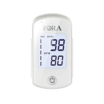 FORA O2 Bluetooth Fingertip Pulse Oximeter with App-Based Sleep Apnea Testing and 5-Year Premium Membership