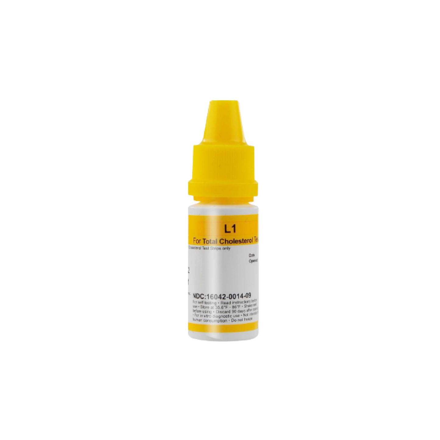FORA Total Cholesterol Control Solution – Compatible with FORA 6 Connect & Test N'GO Advance Voice