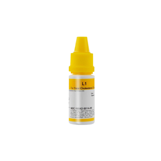 FORA Total Cholesterol Control Solution – Compatible with FORA 6 Connect & Test N'GO Advance Voice