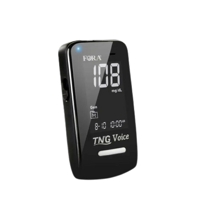 FORA TN'G Voice Bluetooth BLE Talking (English, Español) Glucometer (Meter Only, Test Strips & Lancing are Sold Separately) Fora Care Inc.