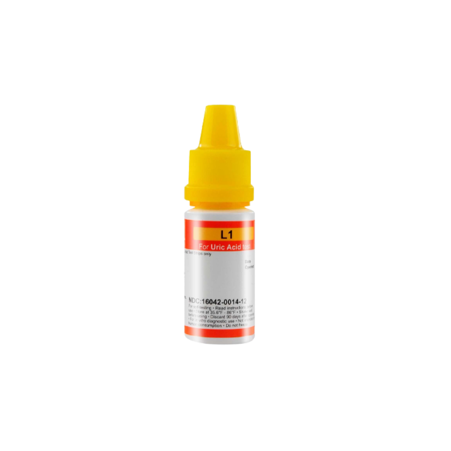 FORA Uric Acid Control Solution (Compatible with FORA6Connect/Test N'Go Advance Voice Meters)