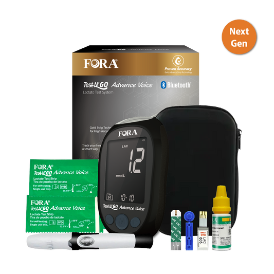 FORA Lactate Testing Kit/Strips