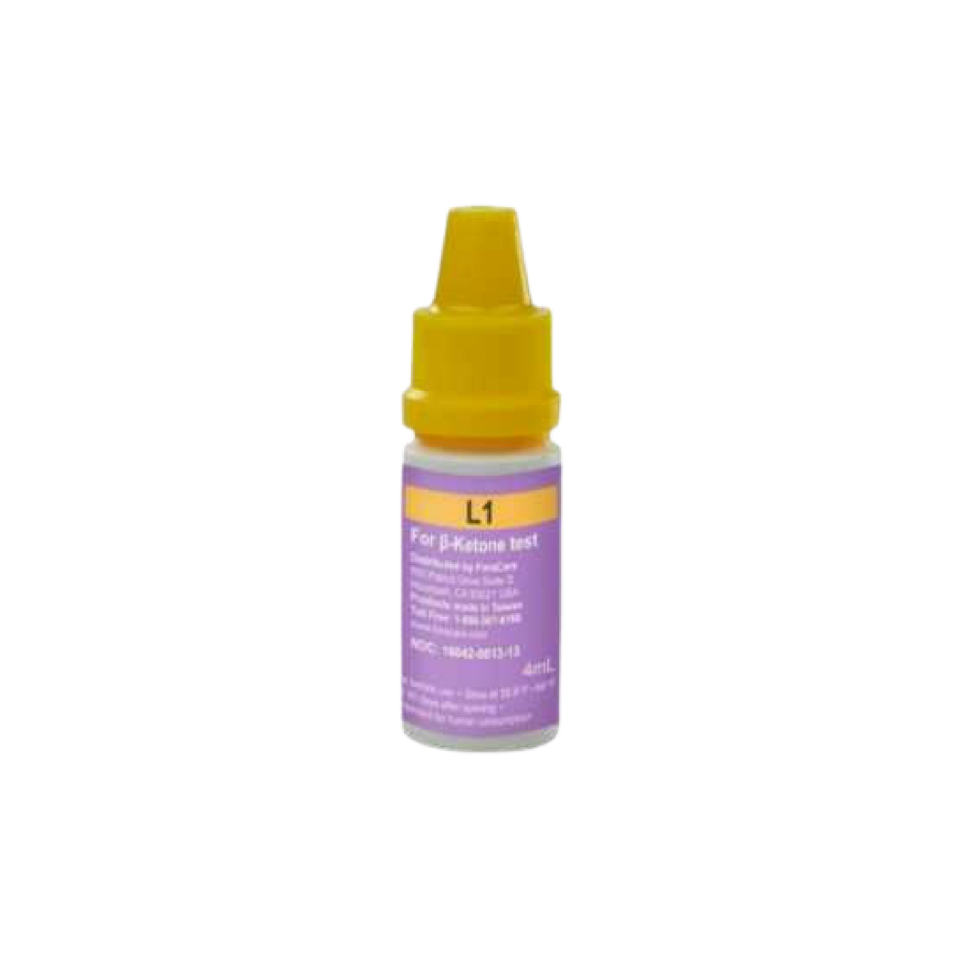 FORA Ketone Control Solution for β-Ketone testing, compatible with Test N’Go Advance, Test N’Go Advance Voice, and Gtel meters. Contains a known concentration of β-Ketone for verifying meter and strip accuracy. Ideal for calibration checks when results seem inconsistent or after meter damage.