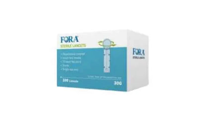 [WellCell Exclusive] FORA sterile lancets 30G for blood sampling