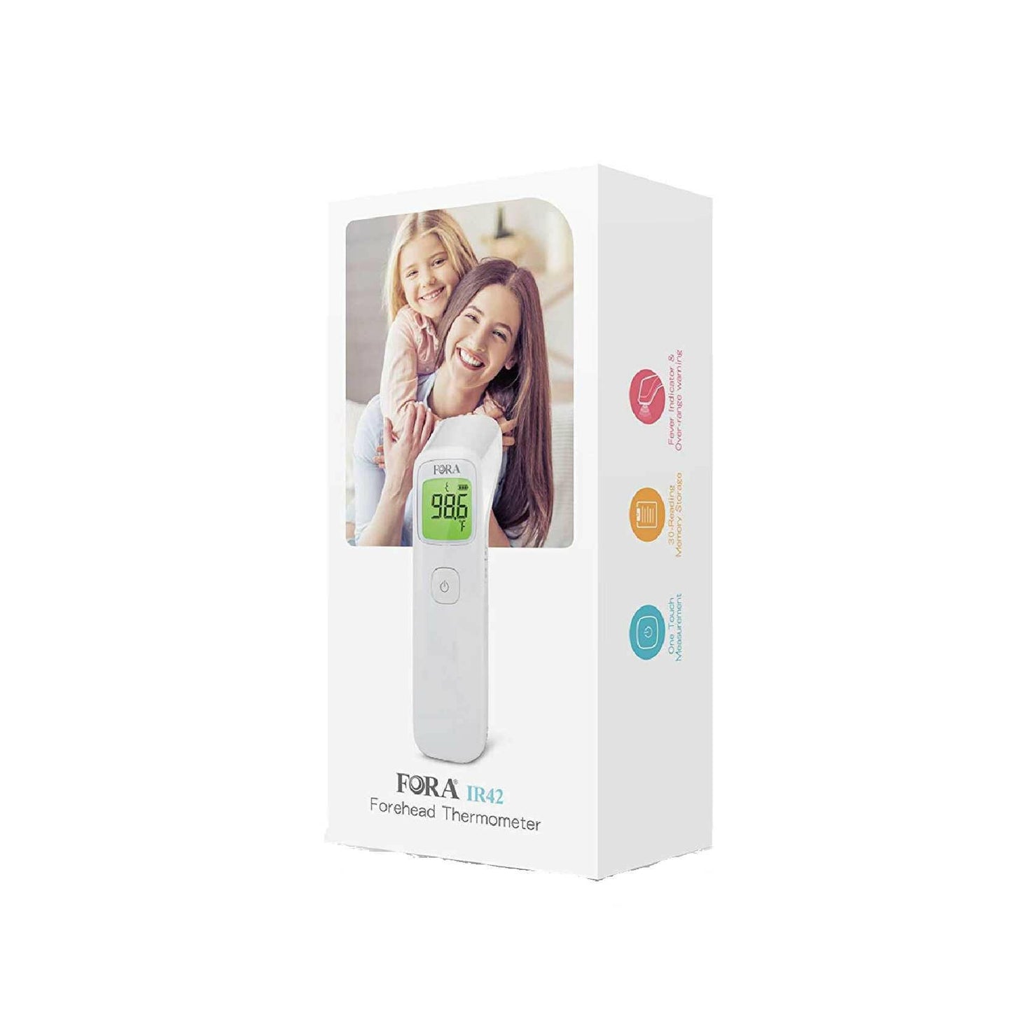 FORA IR42 Medical Grade Non-Contact Forehead Thermometer. Fever Indicator for Baby, Kids, Toddlers and Adults Fora Care Inc.