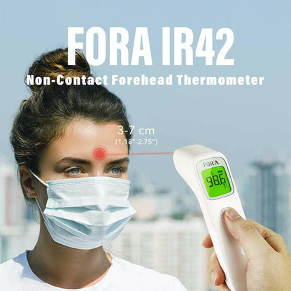 FORA IR42 Medical Grade Non-Contact Forehead Thermometer. Fever Indicator for Baby, Kids, Toddlers and Adults Fora Care Inc.