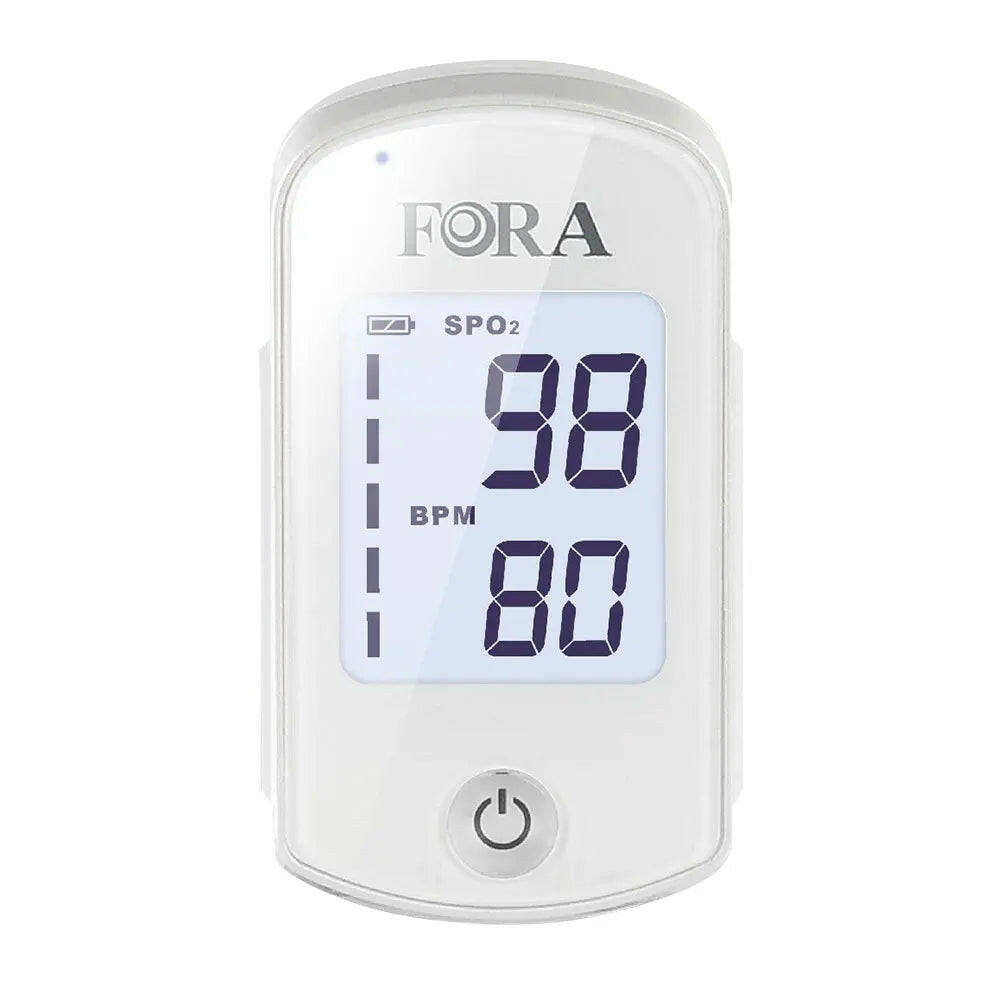 FORA O2 SpO2 Bluetooth Fingertip Pulse Oximeter, (App Based, Home Sleep Apnea Tester) Five-Year Premium App Membership Included. Fora Care Inc.