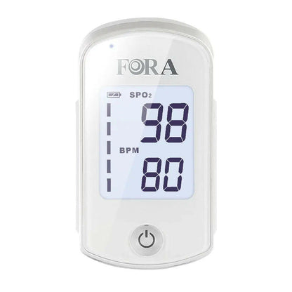 FORA O2 SpO2 Bluetooth Fingertip Pulse Oximeter, (App Based, Home Sleep Apnea Tester) Five-Year Premium App Membership Included. Fora Care Inc.