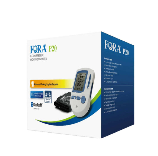 FORA P20v Arm Voice Blood Pressure Monitor, MIT, (Cuff Range 9.4"-16.9"/24~43cm) Fora Care Inc.