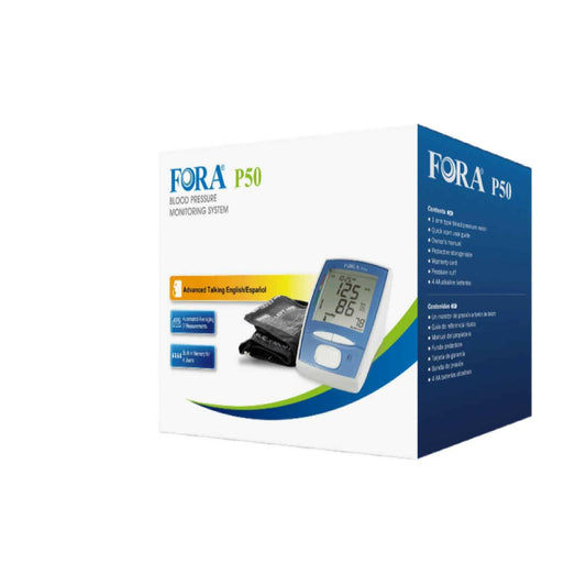 FORA P50 Arm Type Talking Blood Pressure Monitor (Cuff Range 9.4"-16.9"/24~43cm) Fora Care Inc.