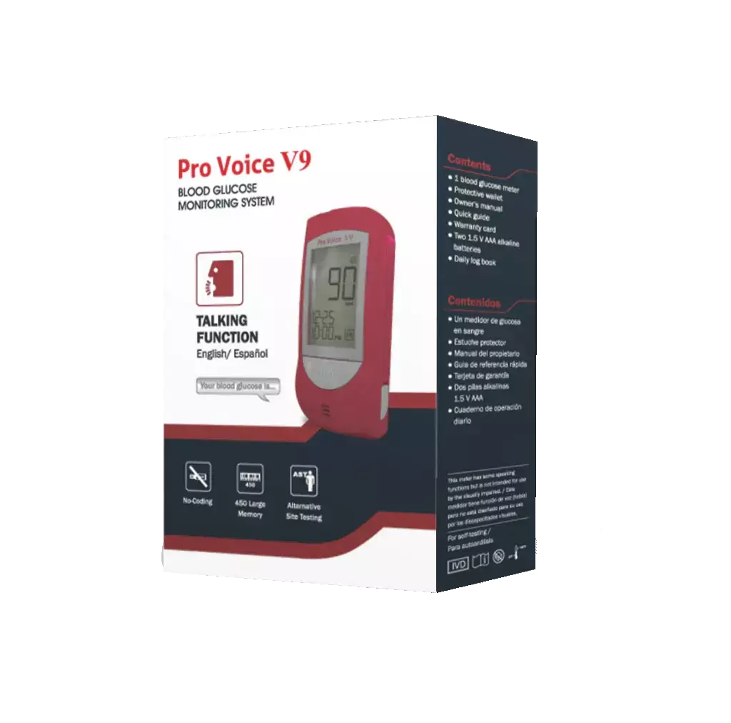 FORA Pro Voice V9 Talking Blood Glucose Meter (English, Español) ForaCare Inc.